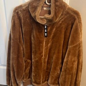 UGG Women's Tan Teddy Jacket